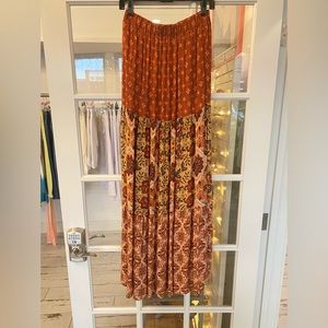 Easel Earl Boho Prairie Floral Maxi skirt/dress